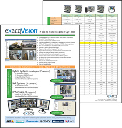 exacqVision family spec sheet 6-07