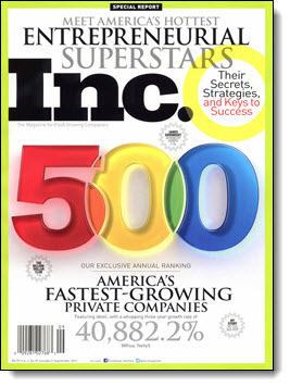 Exacq on the 2011 Inc. 500 list