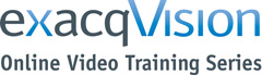exacqVision Online Video Training Series