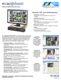 exacqVision Spec Sheet - 9 August 2006