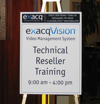 exacqVision Certified Reseller Technical Training