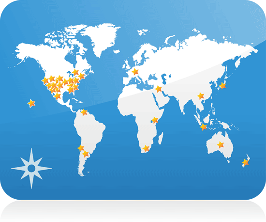 Exacq World Map
