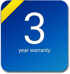 exacqVision C-Series comes with a 3 year warranty