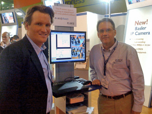 Exacq at IFSEC 2009 in the Basler booth